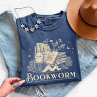 Bookworm Comfort Colors Shirt - Book Lover Tee