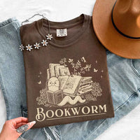 Bookworm Comfort Colors Shirt - Book Lover Tee