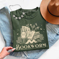 Bookworm Comfort Colors Shirt - Book Lover Tee