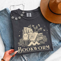 Bookworm Comfort Colors Shirt - Book Lover Tee