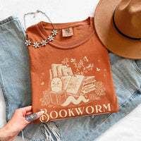 Bookworm Comfort Colors Shirt - Book Lover Tee