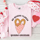 No Quiero Flores Valentine Sweatshirt - Cute Churros Valentine Day's Sweater